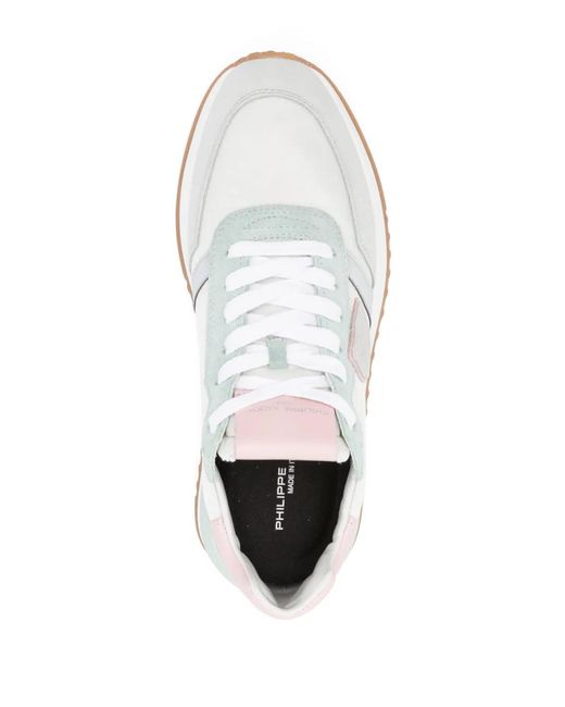 Philippe Model White Flat Shoes