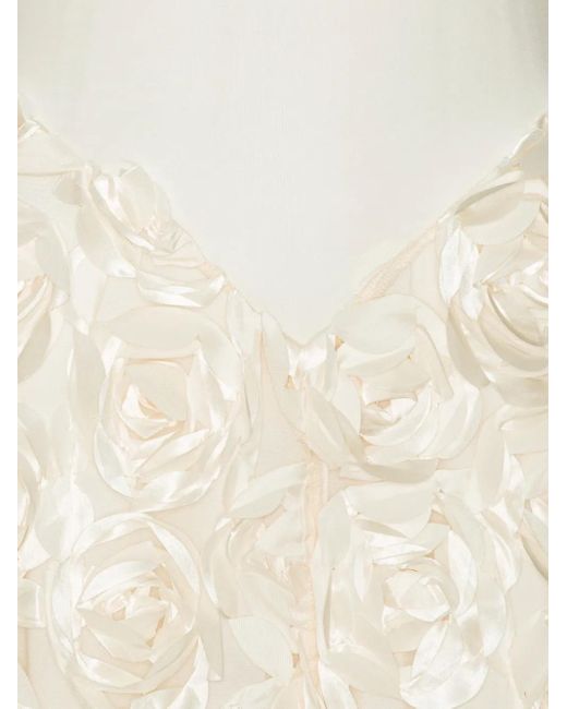 Abito Con Decorazione Rose di ROTATE BIRGER CHRISTENSEN in White