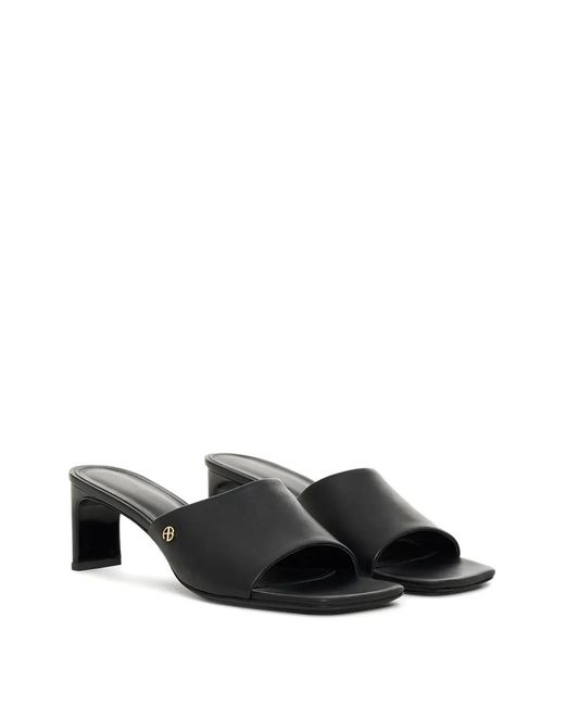 Anine Bing Black Jayden Sandals