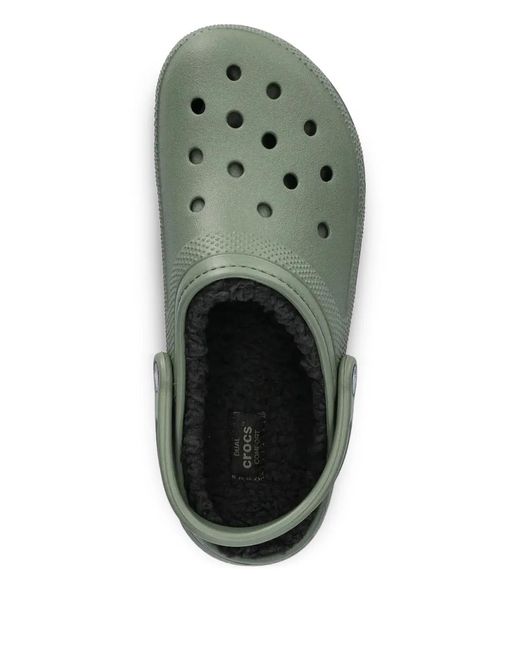 CROCSTM Green Perforated Slippers for men
