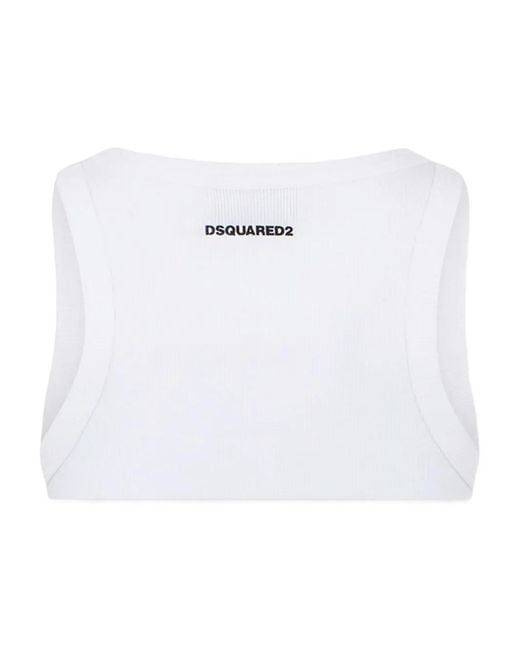 DSquared² White Iconique Top