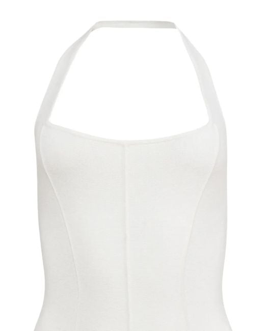 Fleur du Mal White Sofia Bodysuit