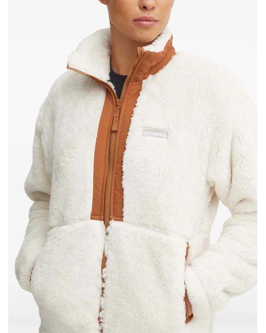 Columbia White Boundless Discovery Ii Zip Jacket