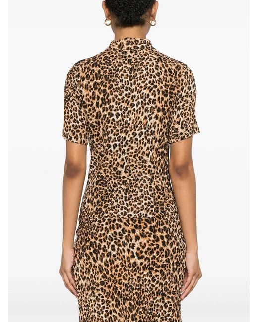 Nanushka Brown Clare Blouse