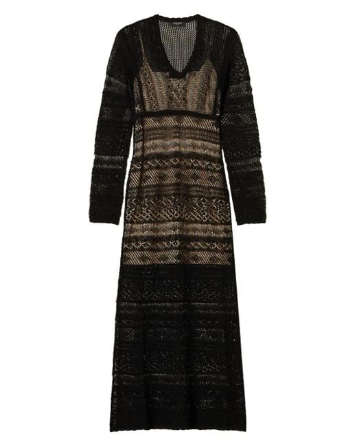 Twinset Black Gestricktes Kleid