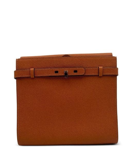 Valextra Brown Sac À Bandoulière B-Tracolina