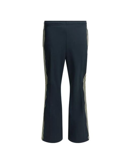 Kapital Blue Pantalon De Jogging Sailor À Patch Logo Et Bandes Latérales for men