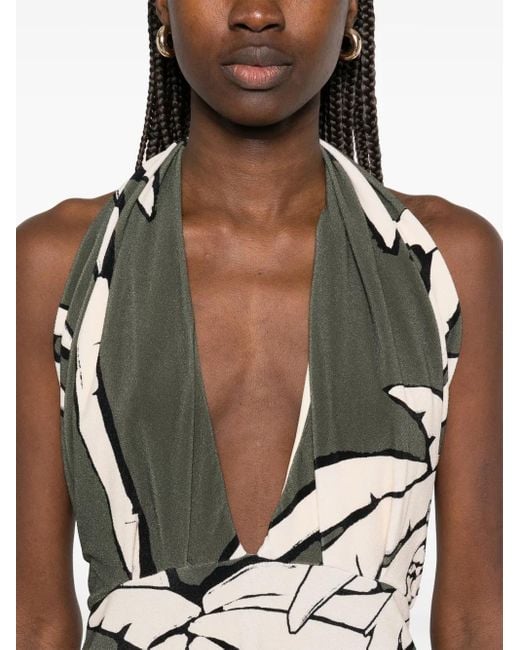 Johanna Ortiz Metallic Oceanic Mantra Midi Dress