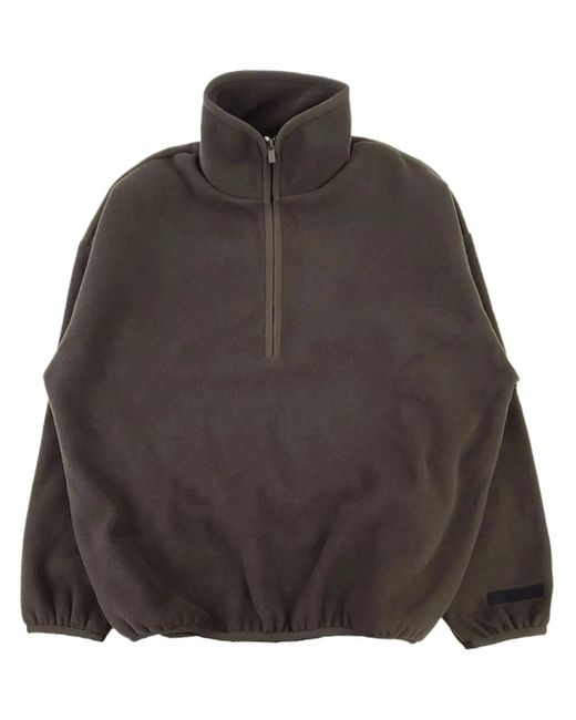 Fear Of God Gray Logo-Appliqué Sweatshirt for men