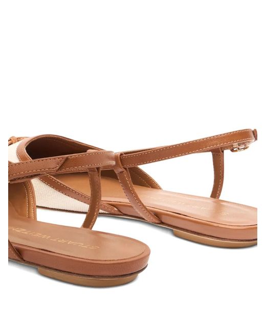 Stuart Weitzman Brown Kitty Pumps