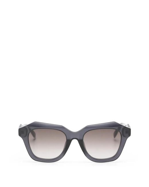 Zadig & Voltaire Gray Geometric-Frame Sunglasses