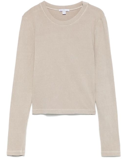 James Perse クロップド Tシャツ Natural