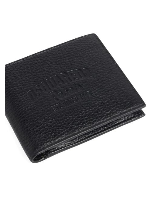 DSquared² Black Rebels Wallet for men