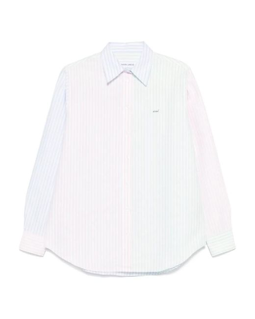 Maison Labiche パネル シャツ White