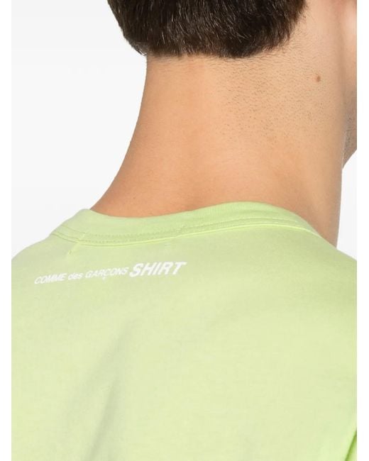 Comme des Garçons Yellow Tshirt for men