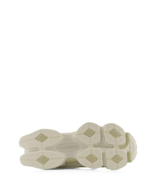 New Balance White 9060R Panelled Lace-Up Sneakers