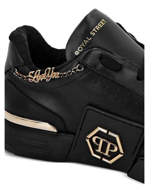 Philipp Plein Black Royal Street Sneakers