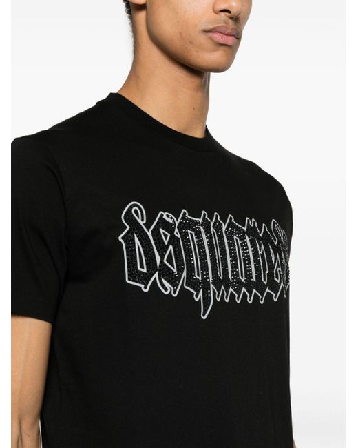 DSquared² Cool Fit Katoenen T-shirt in het Black voor heren