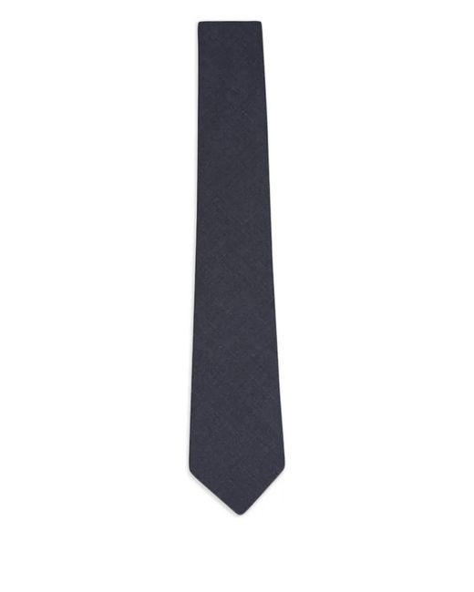 Canali Blue Wool Tie for men
