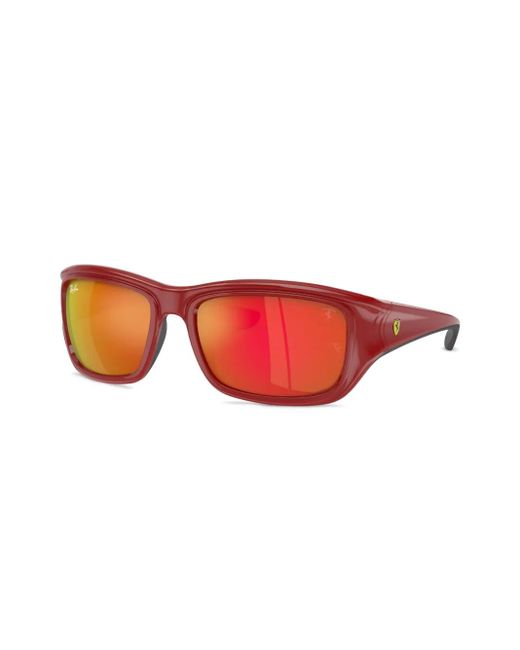 Ray-Ban Red Gradient-lenses Rectangle-frame Sunglasses