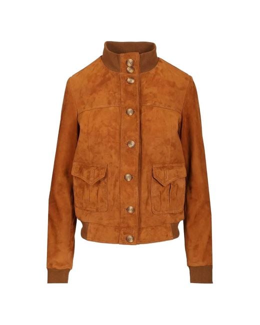 Bomber di Blusotto in Brown