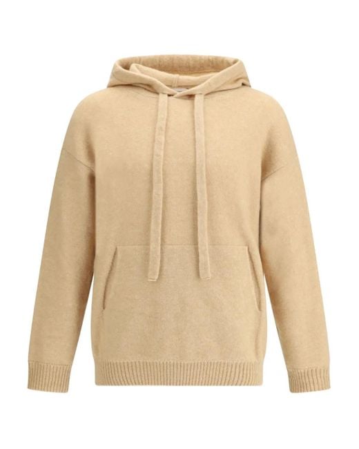 メンズ Laneus ニットパーカー Natural