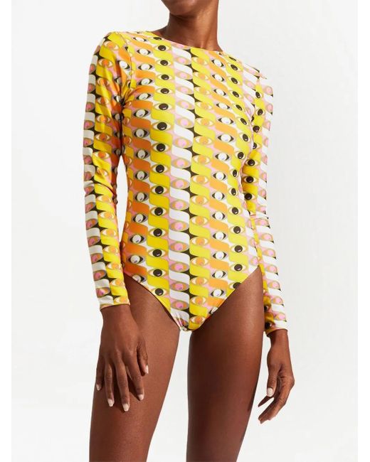 LaDoubleJ Yellow Surf Suit