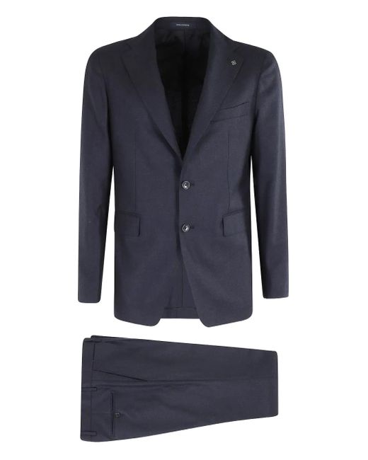 Tagliatore Blue Two-Button Suit for men