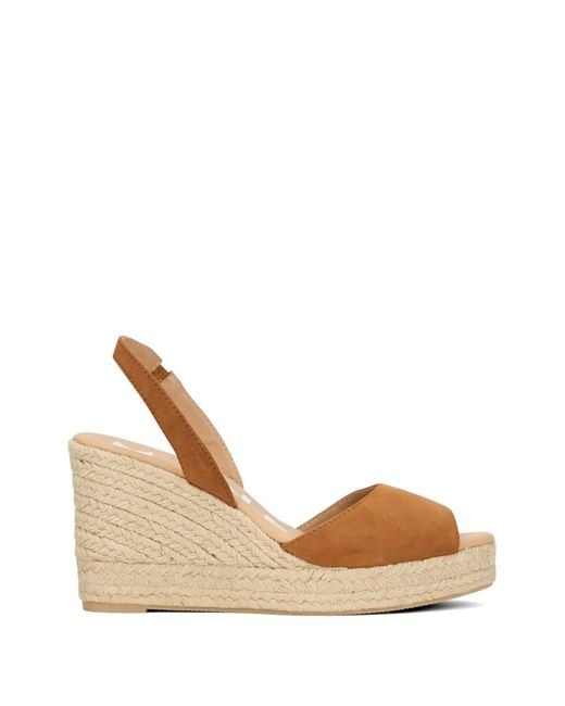 Manebí Natural Suede Espadrille Wedge Espadrilles