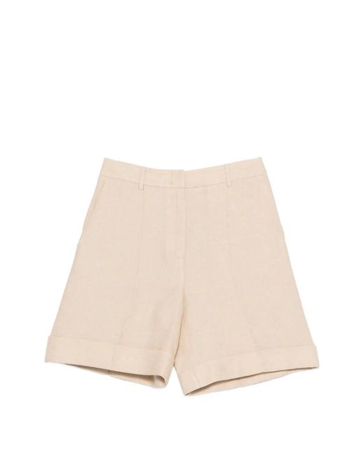 Eleventy Natural Pocket Shorts