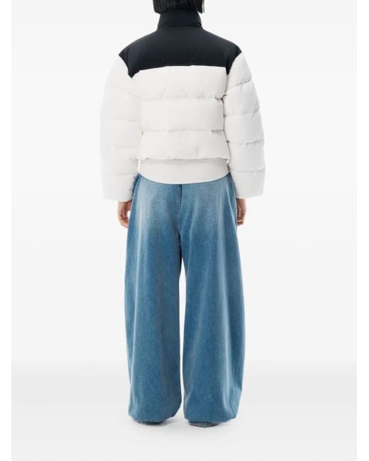 Alexander Wang Black Cropped Puffer Jacket