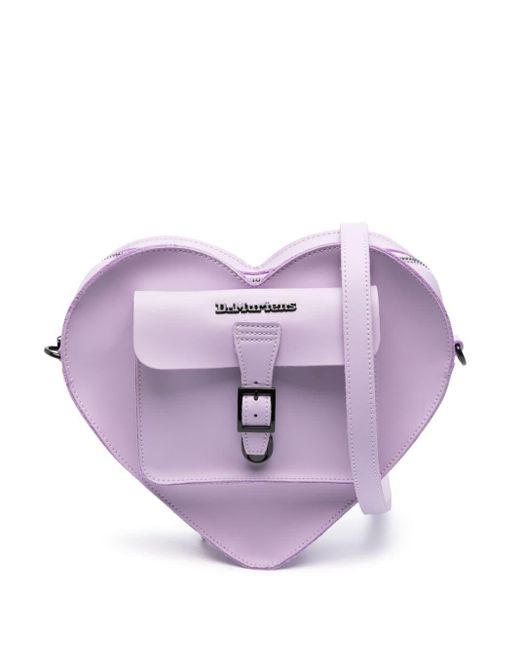 Dr. Martens Purple Heart Leather Backpack