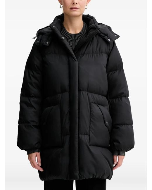 Levi's Black Western Bubble Kapuzenmantel