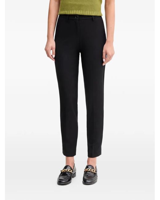 Benetton Black Buttoned Trousers