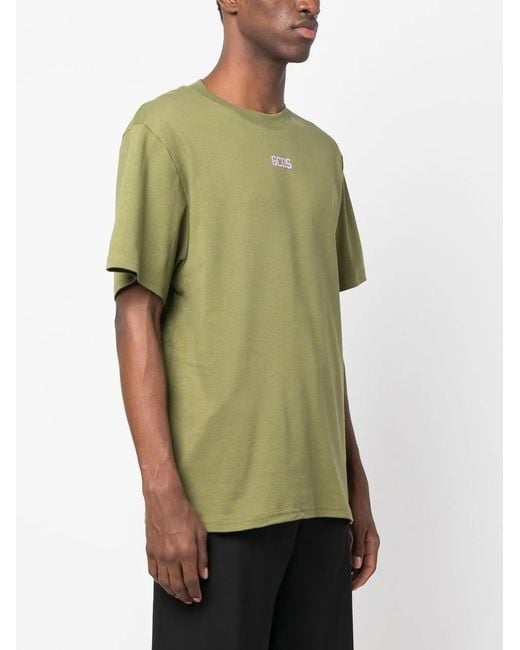Gcds Green Logo T-shirt for men