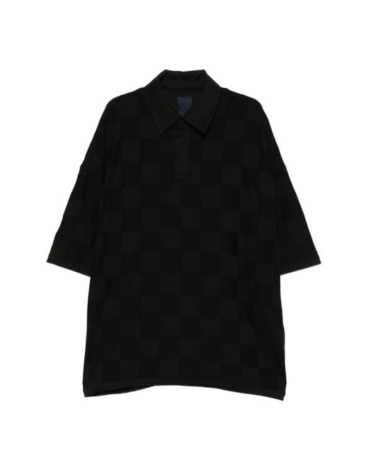 Juun.J Black Logo-Detail Polo Shirt for men