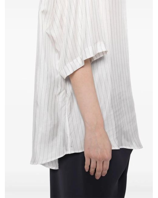 ALAINPAUL White Extended Shirt