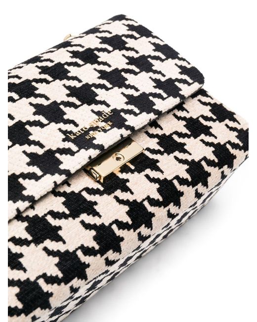 Kate Spade Black and White Houndstooth Purse  White houndstooth, Kate spade  black, Houndstooth