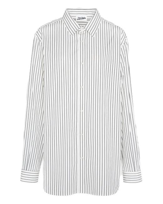 Camisa a rayas Jean Paul Gaultier de color White