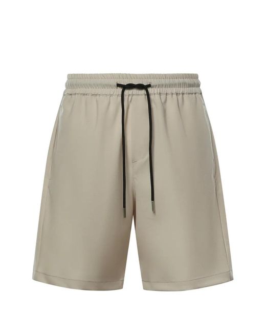 Giuliano Galiano White Drawstring-Waist Shorts for men