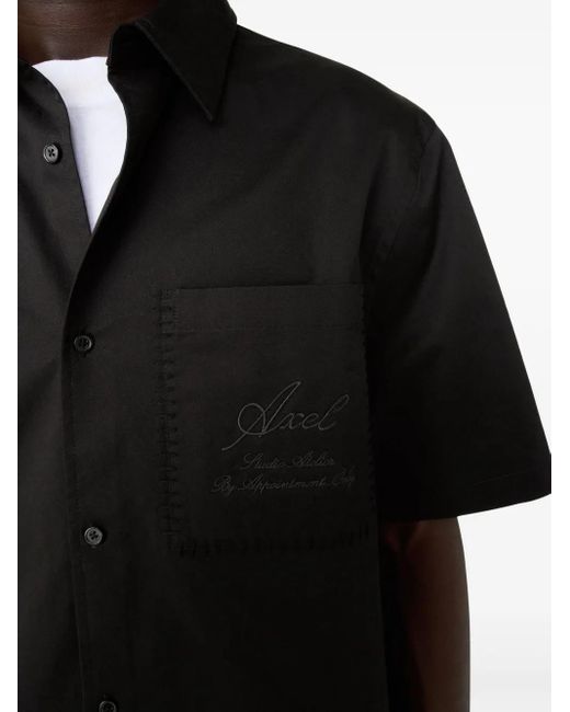Axel Arigato Black Stitch Shirt for men