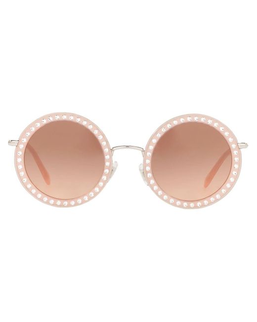 Miu Miu Pink 'Délice' Sonnenbrille