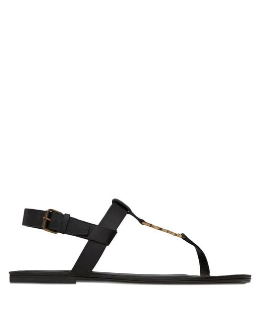 Saint Laurent White Cassandra Sandals for men