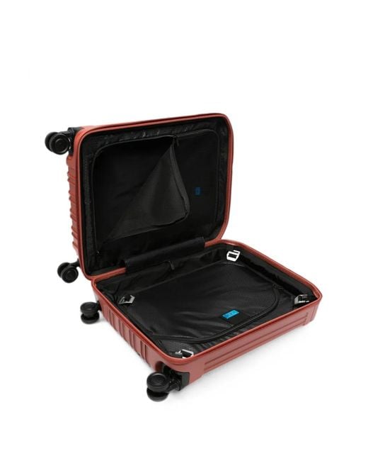 Piquadro Orange Logo-Detail Suitcase for men