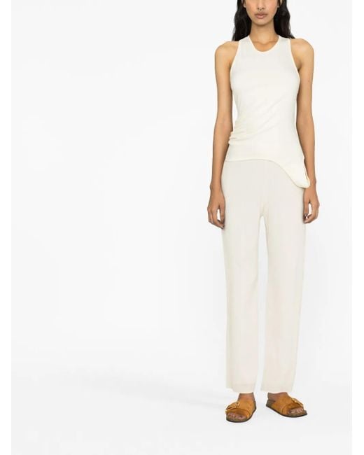 Low Classic White Hole Point Tank Top