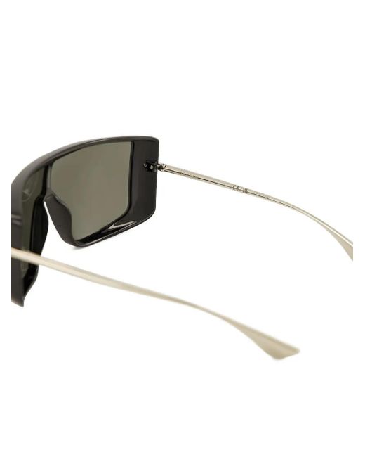 McQueen Gray Shield-Frame Sunglasses