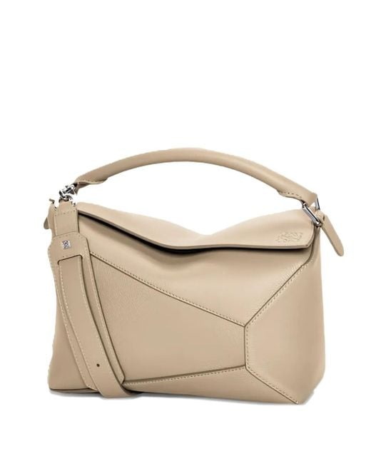Loewe Natural Medium Puzzle Edge Tote Bag