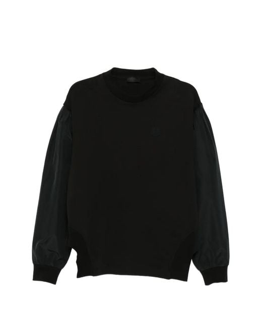 Moncler Black Logo-Patch T-Shirt