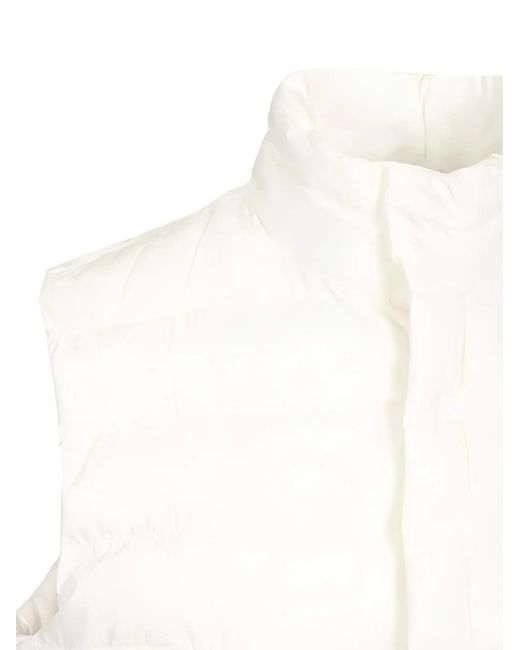 Herno White Quilted Down Gilet for men