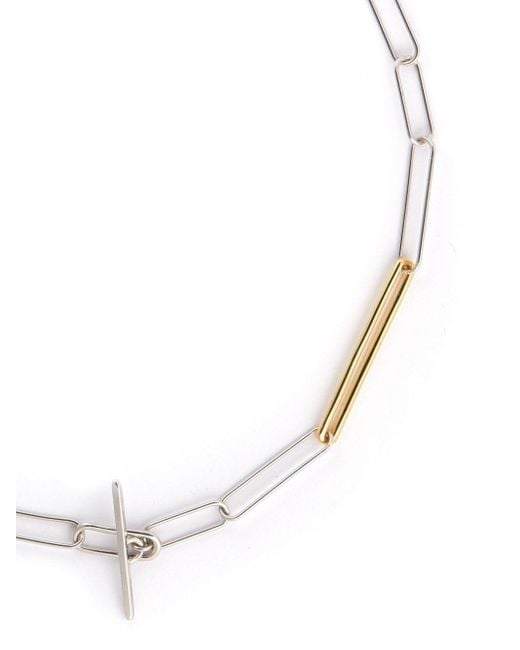 Otiumberg Metallic Büroklammer-Halskette
